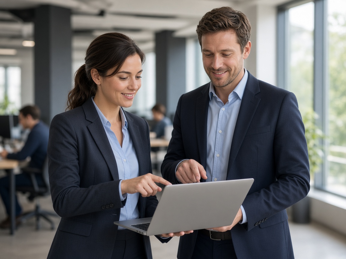 RFC Consulting consultants working with a client